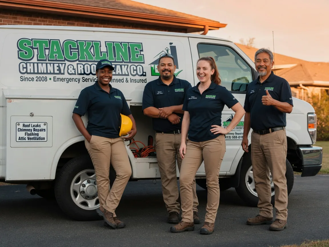 Chimney flashing repair company in Ashley, IL